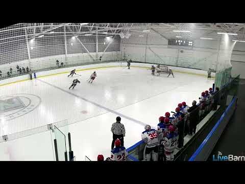 2024-10-01 Halton v Oakville U18 AAA - Marcus Carter #4 one-timer from Thomas Leone #27 in Game #2.