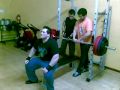 César Araújo em treino de Supino