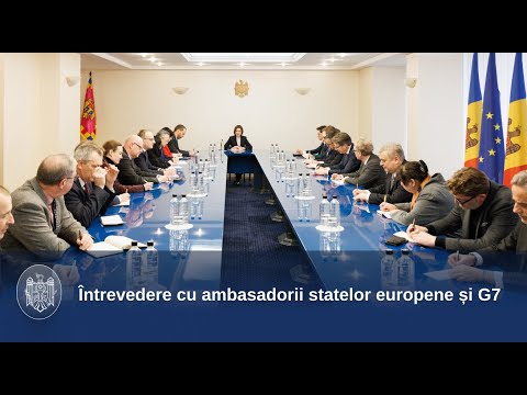 Президент Майя Санду встретилась с послами стран Европы и G7