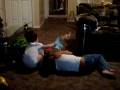 Landon playing with Nicole