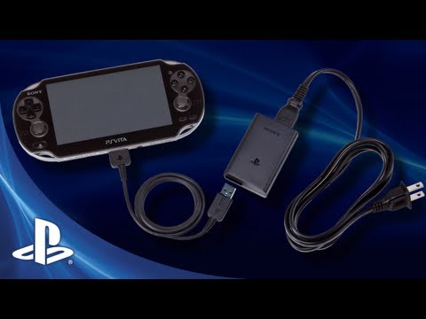 how to charge a ps vita