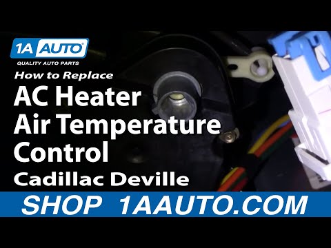 How To Replace Install AC Heater Air Temperature Control Cadillac Deville 96-99 1AAuto.com