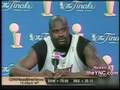 Shaq Owns A Reporter