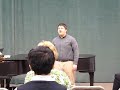Kevin Kulavic singing \"Beneath a Weeping Willow\"
