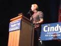 Cindy Sheehan at Open The Debates Rally at DNC