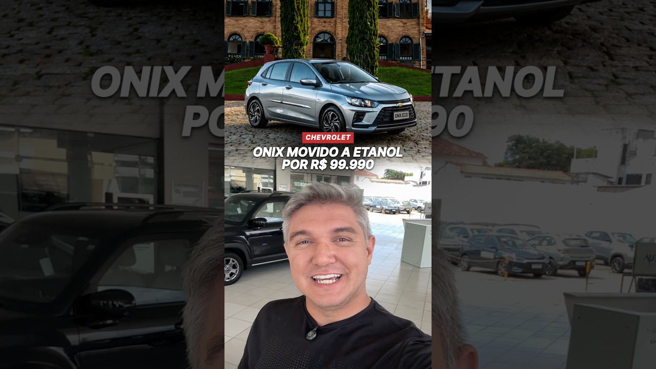 Onix movido apenas a Etanol por R$ 99.990