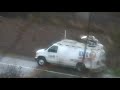 News Footage: Car Fatally Drops 30ft From I-90 into Swamp