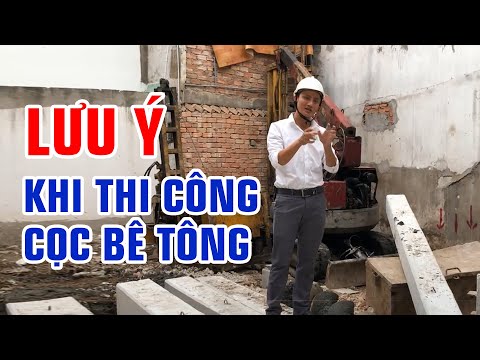 lưu ý ép cọc