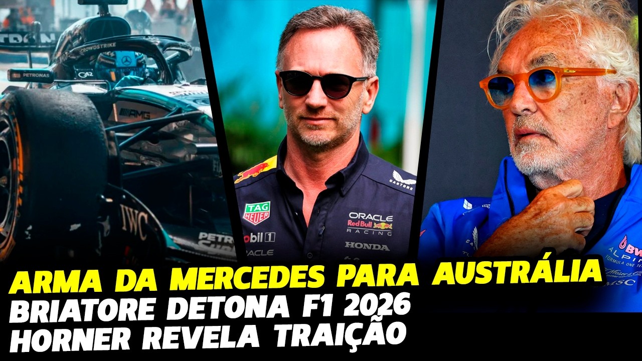 🚨NOVO MOTOR MERCEDES, BRIATORE DETONA NOVAS REGRAS E HORNER REVELA TRAIÇÃO | FÓRMULA 1 | GPEMCASA