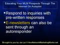 Educating Your MLM Prospects On Autopil