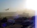 British Chinook Re-Supplying British Army Base British Chinook Re-Supplying British Army Base
