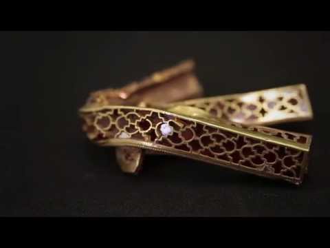 Lavish craftsmanship of Seventh Century Anglo Saxon Bible
