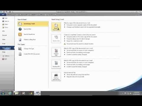 how to send ms word to facebook