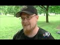 Click here to watch this video NBC Coverage of Dog Found Burned in Fairmount Park