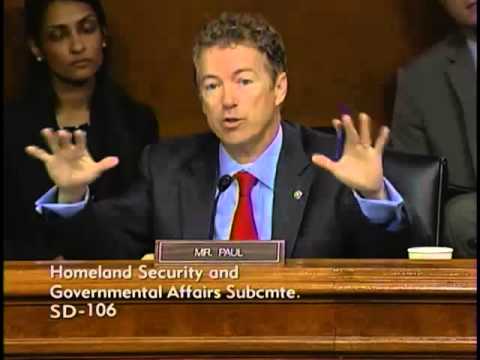 Sen. Paul Defends Apple Against HSGAC Subcommittee - 05/21/2013 PART 2