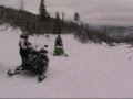 Snowmobiling in Pittsburg NH; March 15, 2008