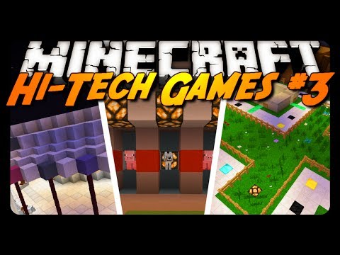 Minecraft: HI-TECH GAMES! - Pt. 3 w/ CavemanFilms!