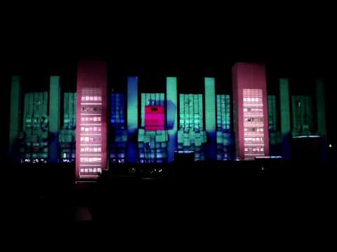 Kraftwork - Architectural projection Mapping, commissioned by VW for the Autostadt's 10th birthday, Wolfsburg 2010.