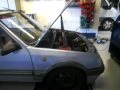 Peugeot 205 2.0 8v turbo rolling road
