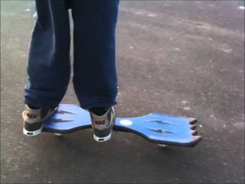 Waveboard beginner tricks.