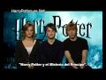 El trio saludando a Espa&ntilde;a y promocinando &laquo;Harry Potter y el Misterio del Pr&iacute;ncipe&raquo;