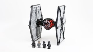 LEGO Star Wars First Order TIE Fighter (Timelapse & Review) - Set 75101