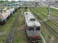 Marfar format din cisterne tras de LDE 60-0003-8 Unifertrans