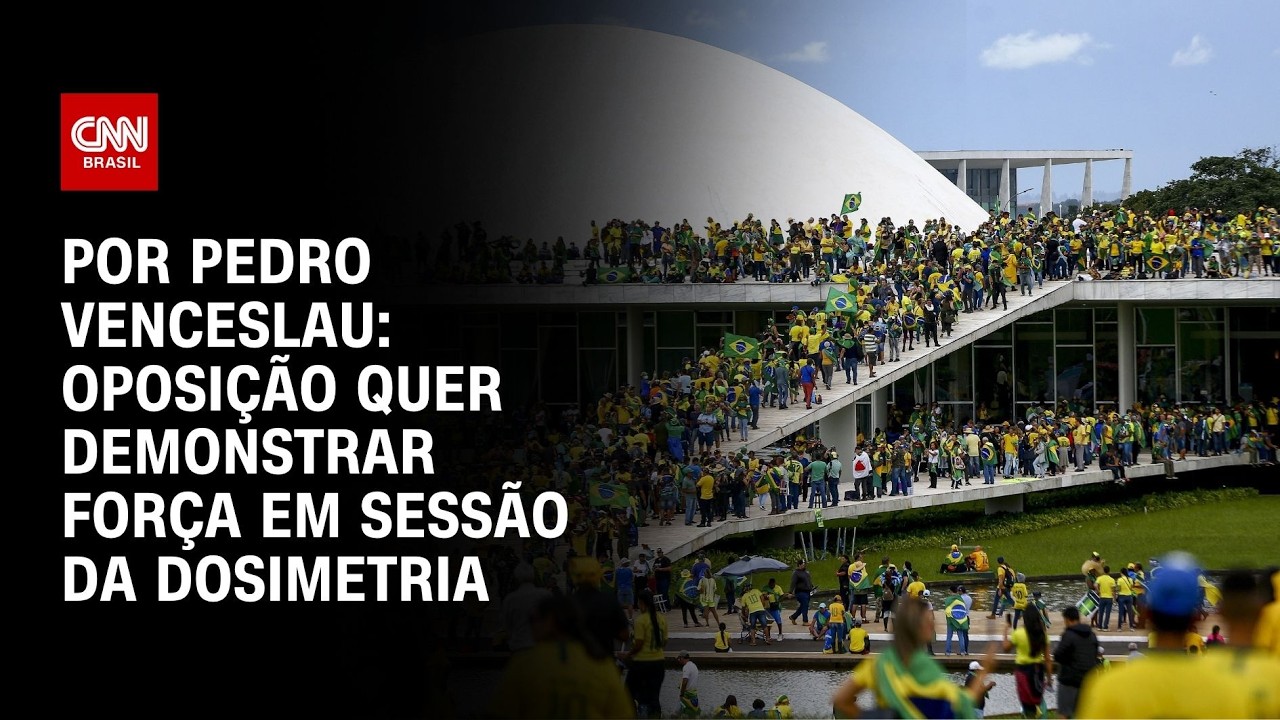 Oposição quer demonstrar força em sessão da dosimetria | CNN 360°