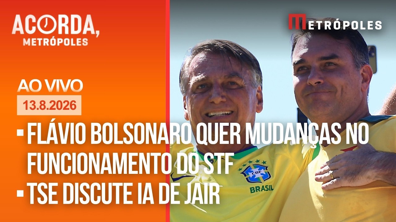 AO VIVO: PGR defende manter Flávio Bolsonaro proibido de visitar o pai | TSE discute IA de Jair
