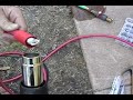 crimping battery cable terminals