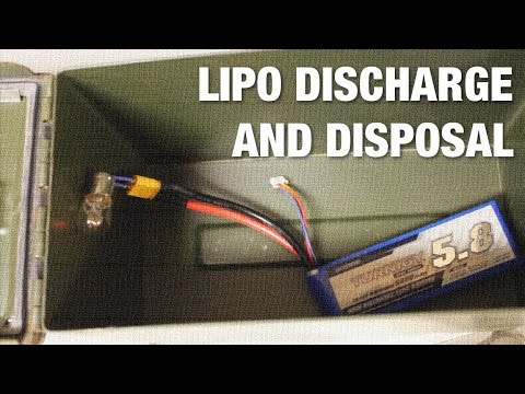how to drain lipo battery