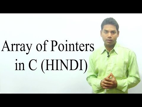 how to define pointer to an array in c