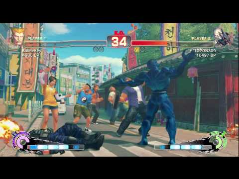 SSF4 - SalineKey (Guile) VS. HIROPON (Seth)
