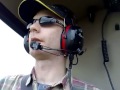 Hover then transition to forward flight in the R-22