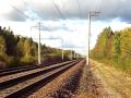Elektriraudtee (Electric railway) Commuter train from Tallinn Balti jaam closing...