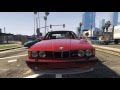 BMW E34 M5 1991 v2 для GTA 5 видео 8