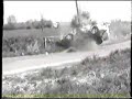 Crash rally poteau electrique