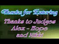 Anything Goes Contest RESULTS
