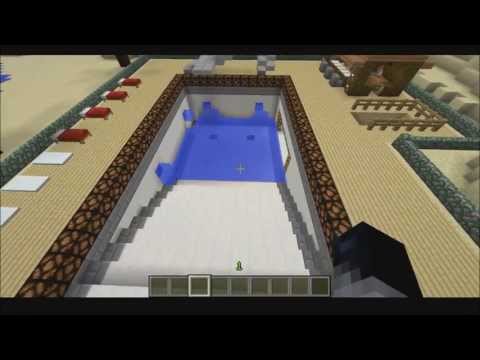 how to drain water in minecraft
