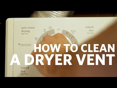 how to keep dryer vent clean