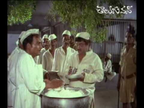 bhale dongalu, telugu comedy scenes, comed telugu, krishna, padmanabham, mohan babu, nagabhushanam, jail comedy, prisoners, telugu movies, teluguone