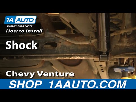 How To Install Replace Rear Shocks Chevy Venture 97-05 Transport Montana Silohuette 1AAuto.com