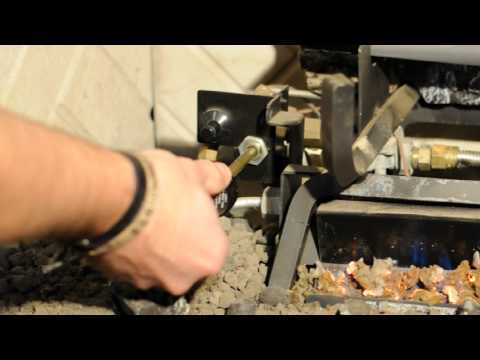how to clean vent free gas logs