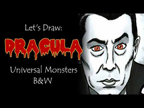 video-linktoworks-Universal Dracula | Drawing Bela Lugosi - YouTube