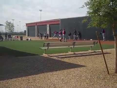 VIDEO: Indians pitchers and catchers work out in Goodyear, Ariz.