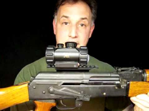 how to attach ak scope mount