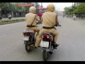 Công an vi phạm luật giao thông