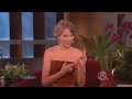 Taylor Swift talks about kissing Taylor Lautner on their new movie Valentine's and writes a song with Ellen. October 29, 2009 I do not own anything.