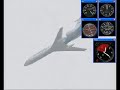 PULKOVO 612 Tupolev Tu-154 85185 crash simulation 08/22/06 WEATHER RADAR ATTENUATION EFFECT