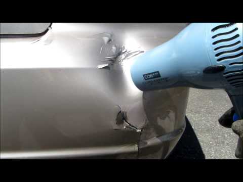How To Repair Plastic Bumper with Hair Dryer – Honda Civic DIY